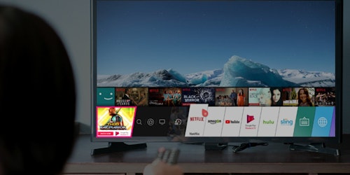 LG is placing ads in the first navigation point (bottom left) of its smart TVs