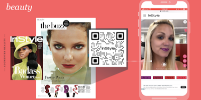 InStyle readers can use AR to try on beauty products