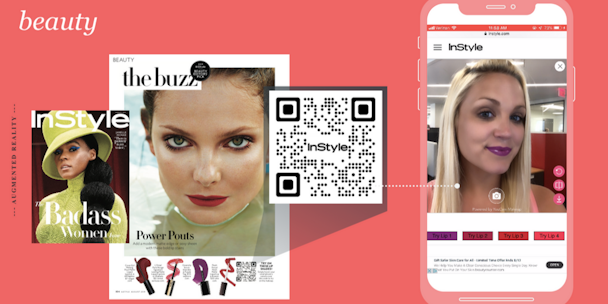 InStyle readers can use AR to try on beauty products