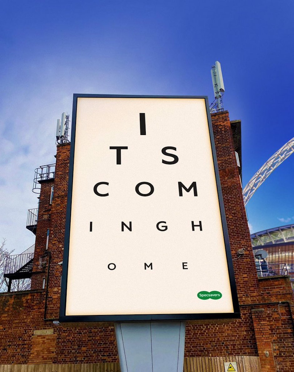 specsavers its coming home