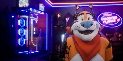 The Vtuber avatar of Tony the Tiger, which saw its debut on Twitch in August 2022