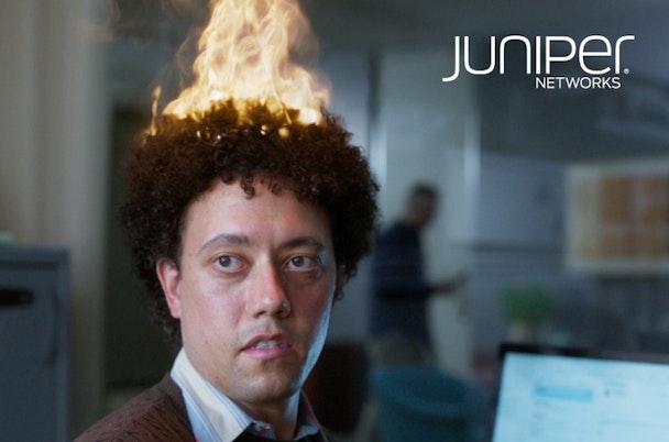 Juniper Networks used humour to catch up with and surpass their larger network competitors