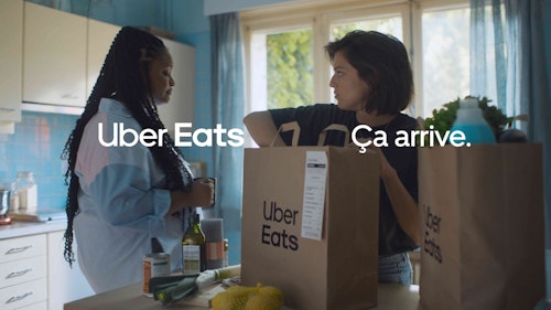Uber Eats Ca Arrive campaign key art