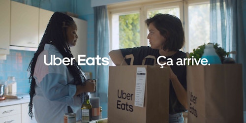 Uber Eats Ca Arrive campaign key art