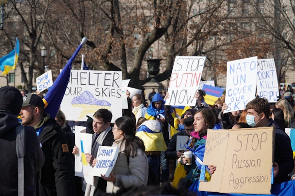 Ukraine solidarity protest