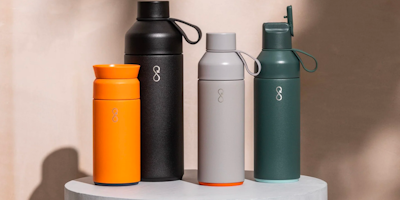 A range of Ocean Bottle products