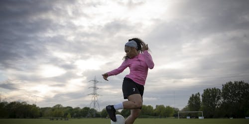 Charlotte Lynch plays football in "this is london" campaign Charlotte Lynch plays football in "this is london" campaign