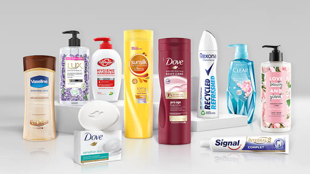 Unilever cosmetic and beauty products