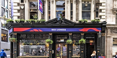 The Red Lioness in Moorgate.