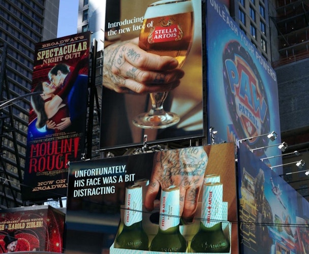 Stella Artois billboard 
