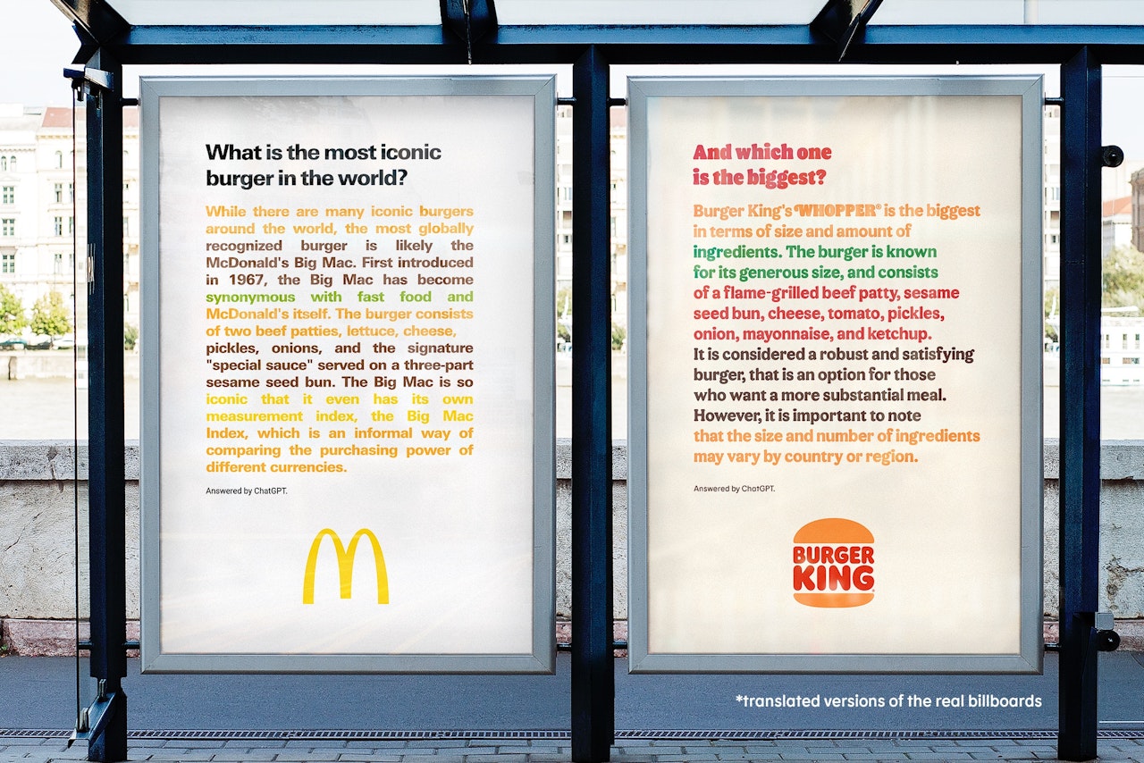 Ad of the Day: Burger King responds to McDonald’s ChatGPT taunt