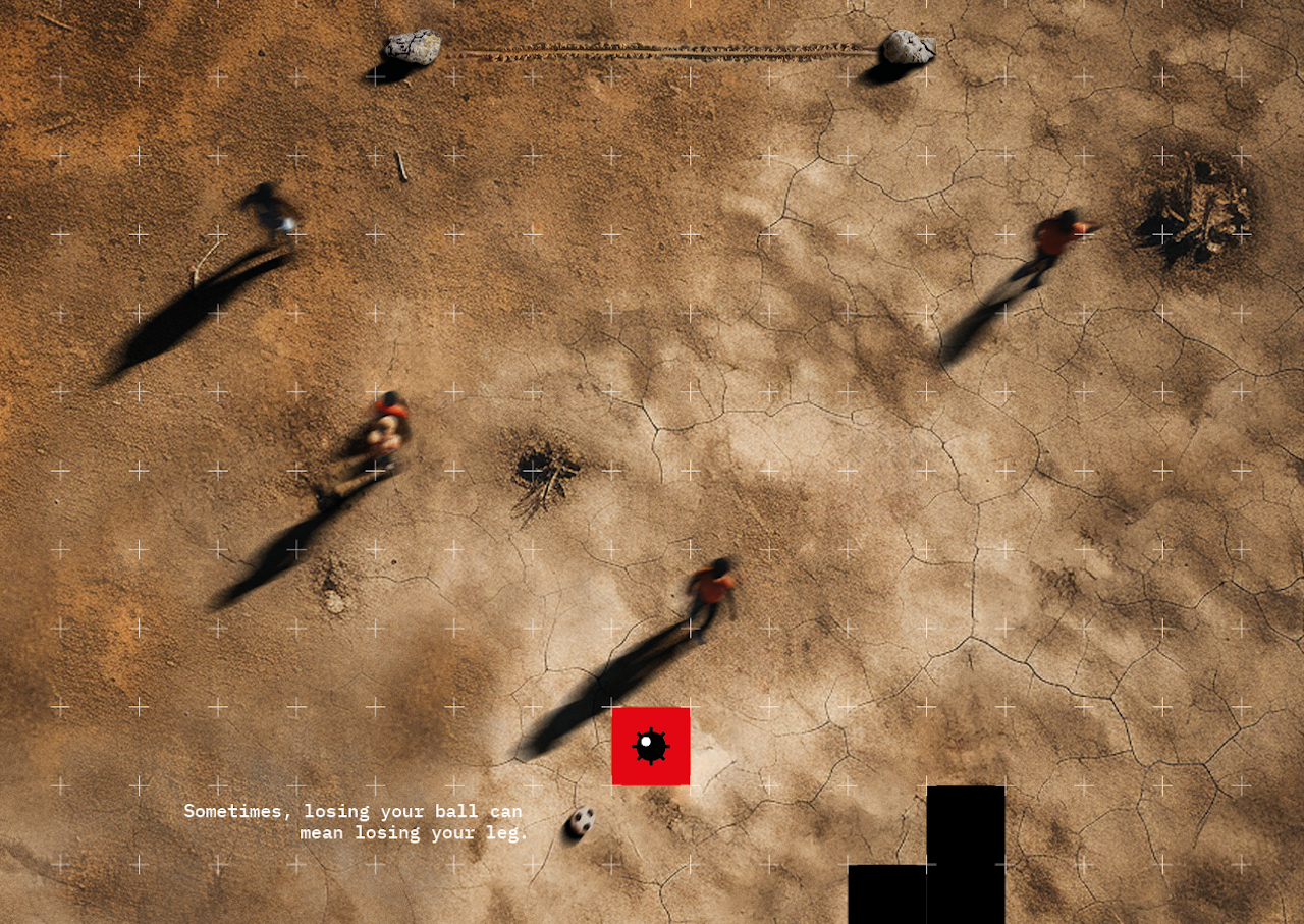 Advertentie van de dag: Mijnenveger IRL Game stimuleert het bewustzijn over actieve landmijnen in de wereld