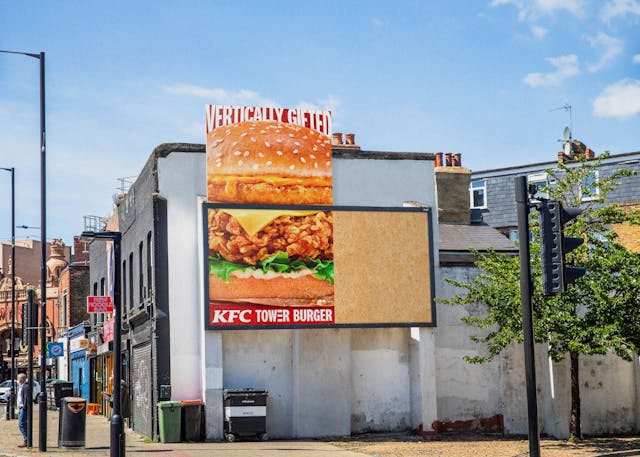 KFC vertical billboard KFC vertical billboard