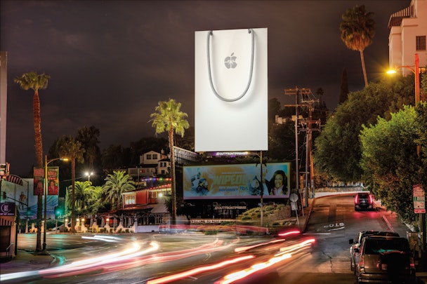 Apple billboard
