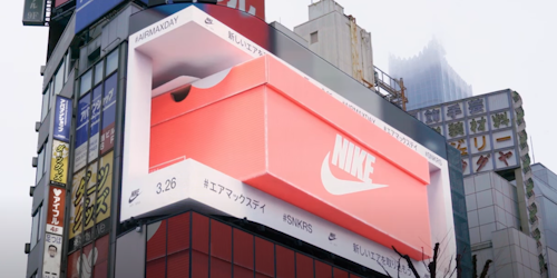 Nike 3D billboard 02