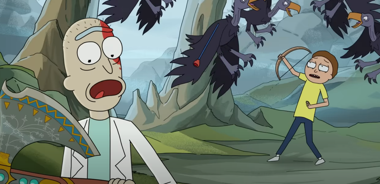 The Rick and Morty God of War Ragnarok video has been brought to