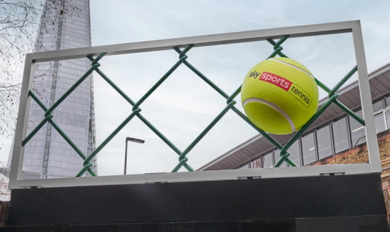 Ad of the Day: Sky Sports launches tennis channel with enormous balls