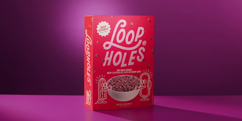 Loopholes fake cereal packaging