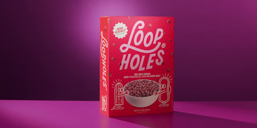 Loopholes fake cereal packaging