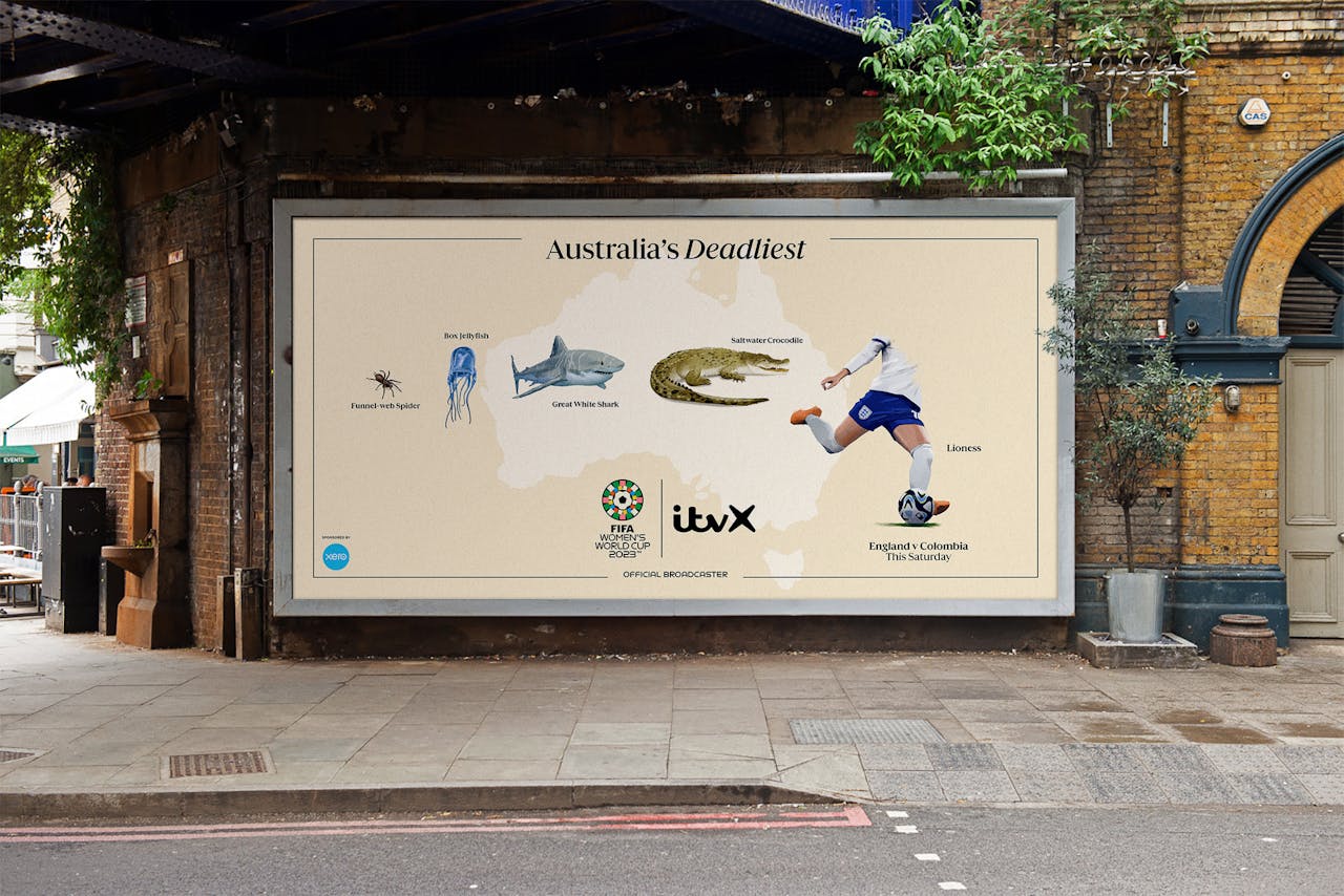 Puzzling ITV Billboard Spurs On ‘deadly’ Lionesses Ahead Of World ... - The Drum