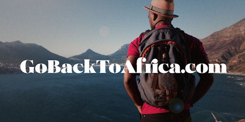 Black & Abroad Go Back to Africa campaign