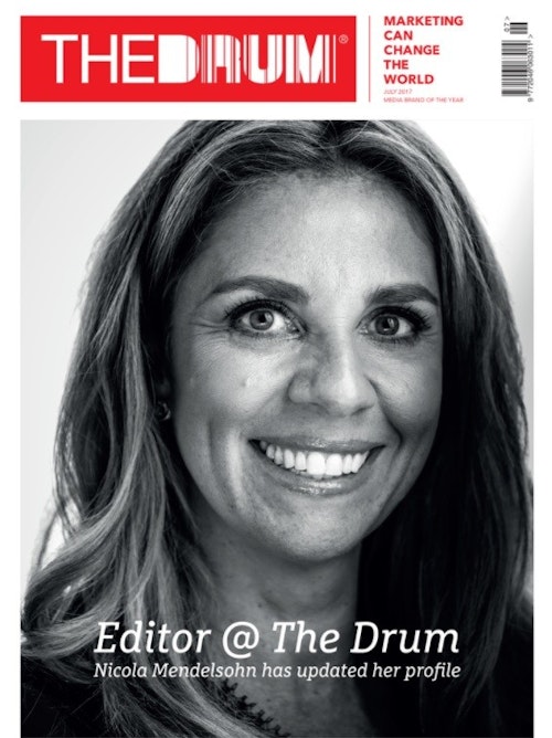 Nicola Mendelsohn on the cover of The Drum