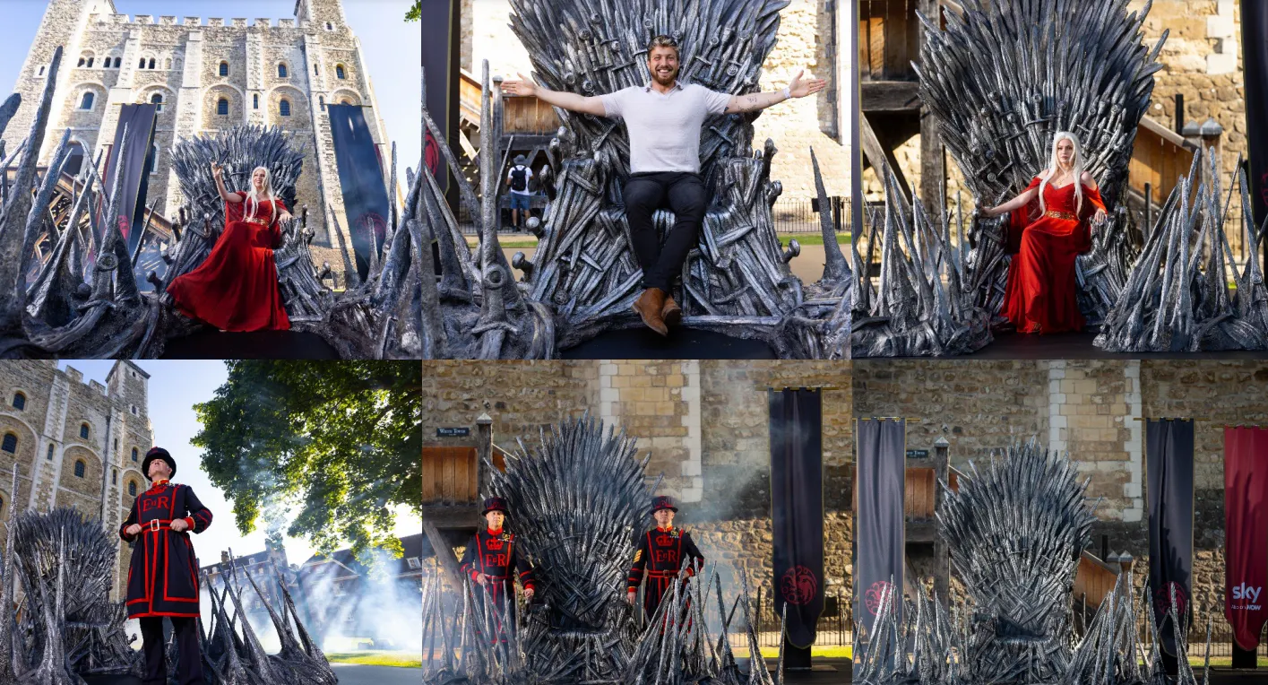 The Drum | How Sky & Now TV's House Of The Dragon Throne Drew Crowds Of Thousands - Vimarsana News