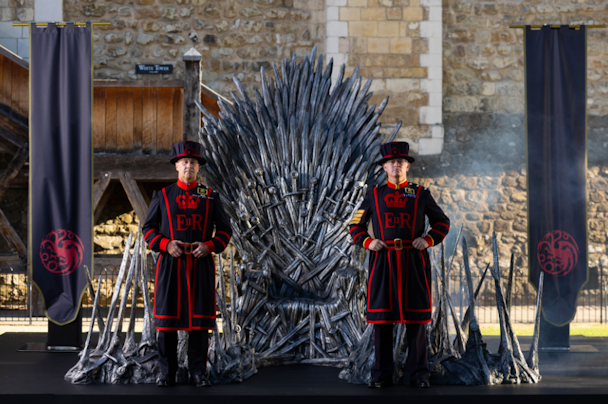 The Game of Thrones Throne on tour