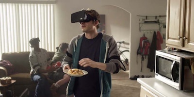 Hot Pockets' ad tackled how VR would work in real life