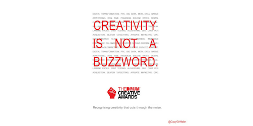 The winner of The Drum Creative Awards One Minute Briefs is @CopyGirlHelen