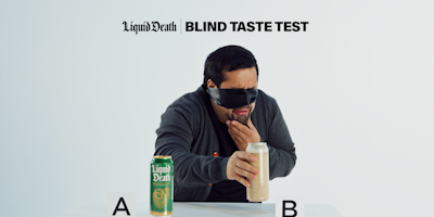 Liquid Death taste test