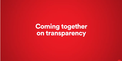Coming together on transparency