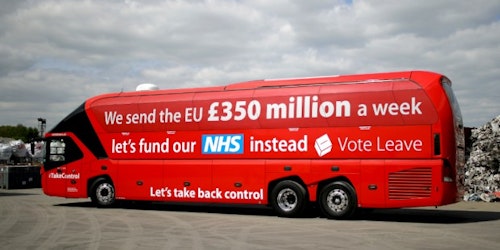 Leave campaign bus