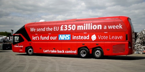 Leave campaign bus