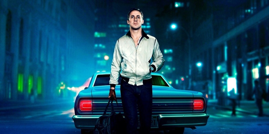 A publicity still from the movie 'Drive' starring Ryan Gosling.