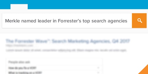 Merkle - Forrester search image