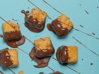 Honeycomb chocolate snacks from Mighty Fine.