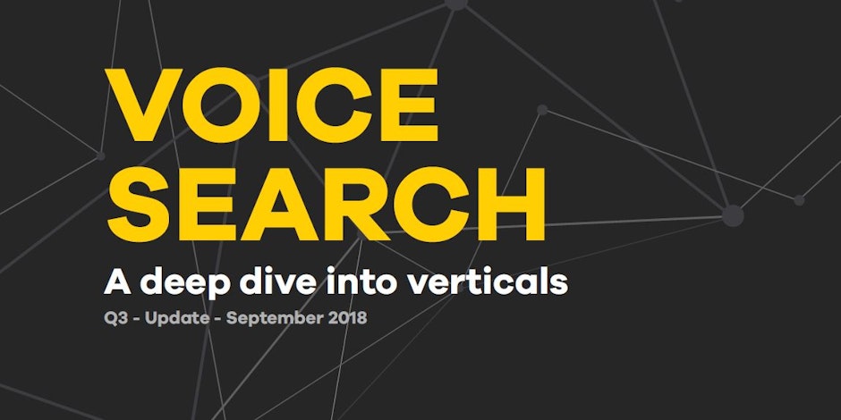 Voice Search progress report Q3 2018