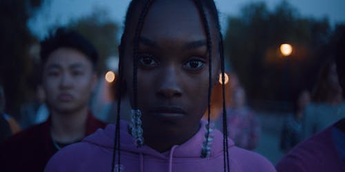 Woman staring Woman staring