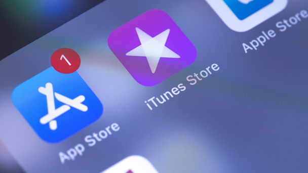 Apple device screen depicting App Store app