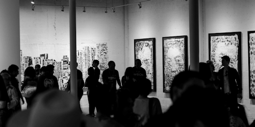 Miami Art Basel art show display 