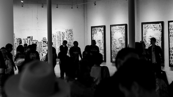 Miami Art Basel art show display 