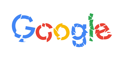 broken Google logo