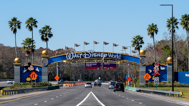 Disney World entrance in Florida