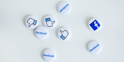 Facebook logo buttons