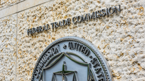 Federal Trade Commission logo on building