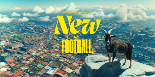 Goat above city Goat above city