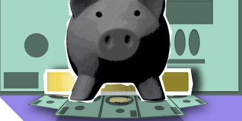 Piggy bank collage Piggy bank collage