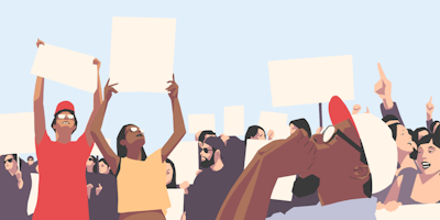 Protest illustration