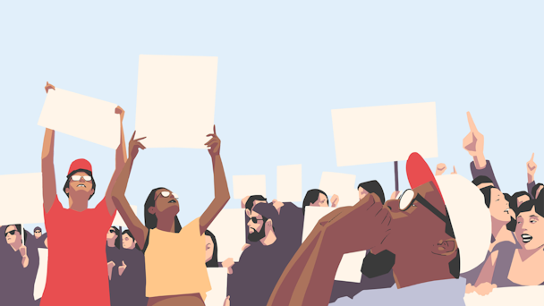 Protest illustration
